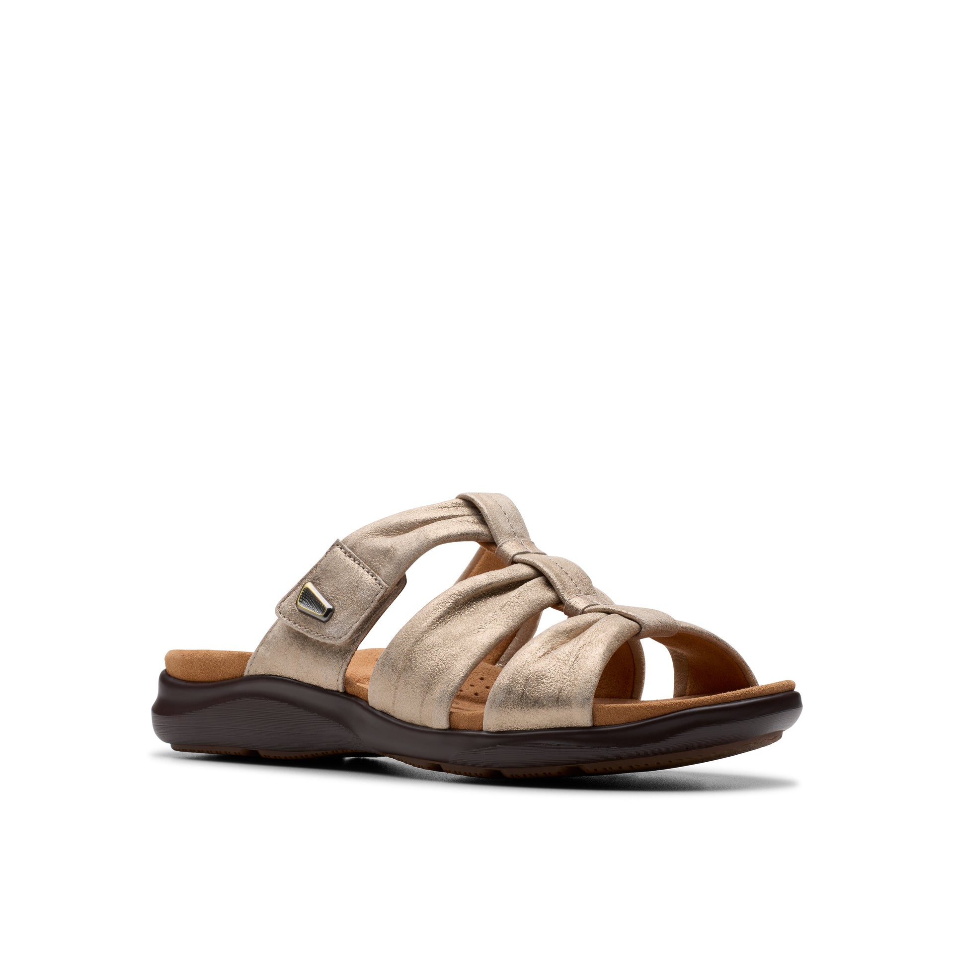 Women's Clarks Kitly Slide Sandal – Brown's Shoe Fit Dubuque - Main Image