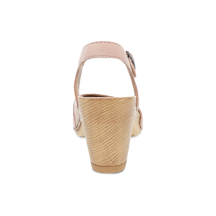 Women's Dansko Taytum Color: Blush Milled Nubuck Sandal  5