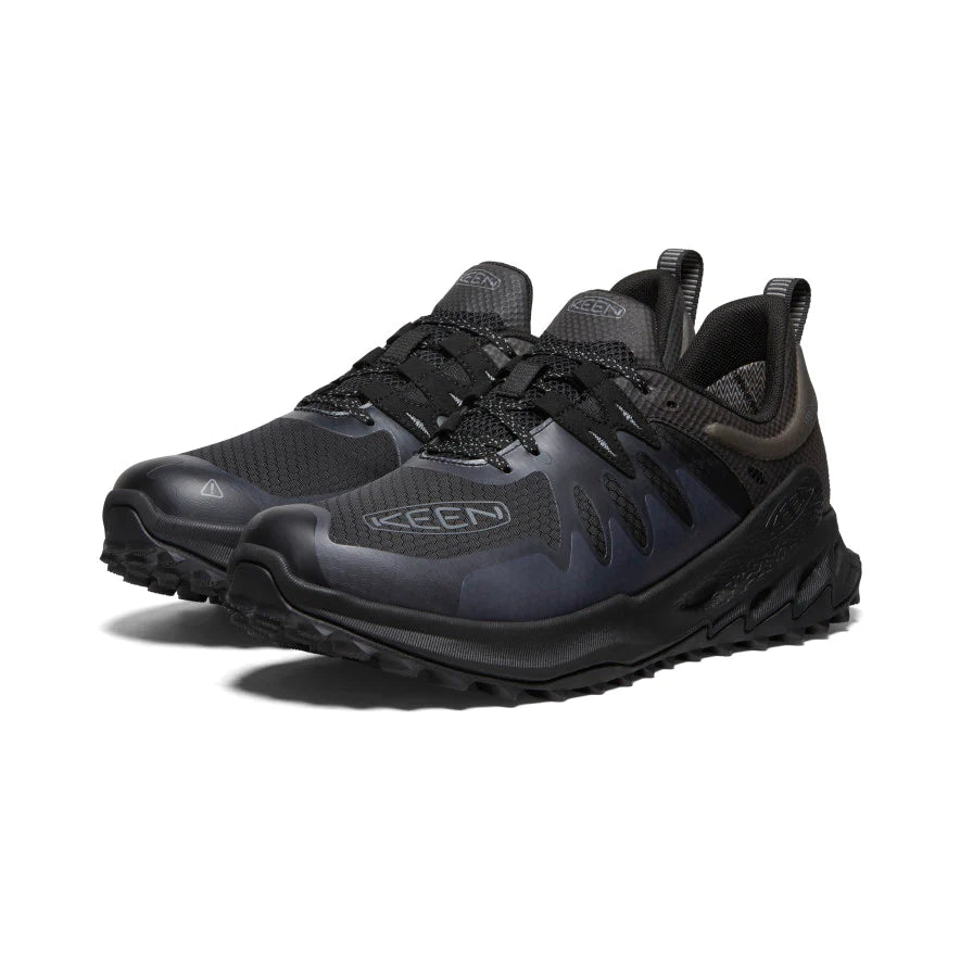 Men's Keen Zionic Waterproof Hiking Shoe Color: Black/Steel Grey 1