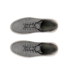 Gray sneakers on a white background