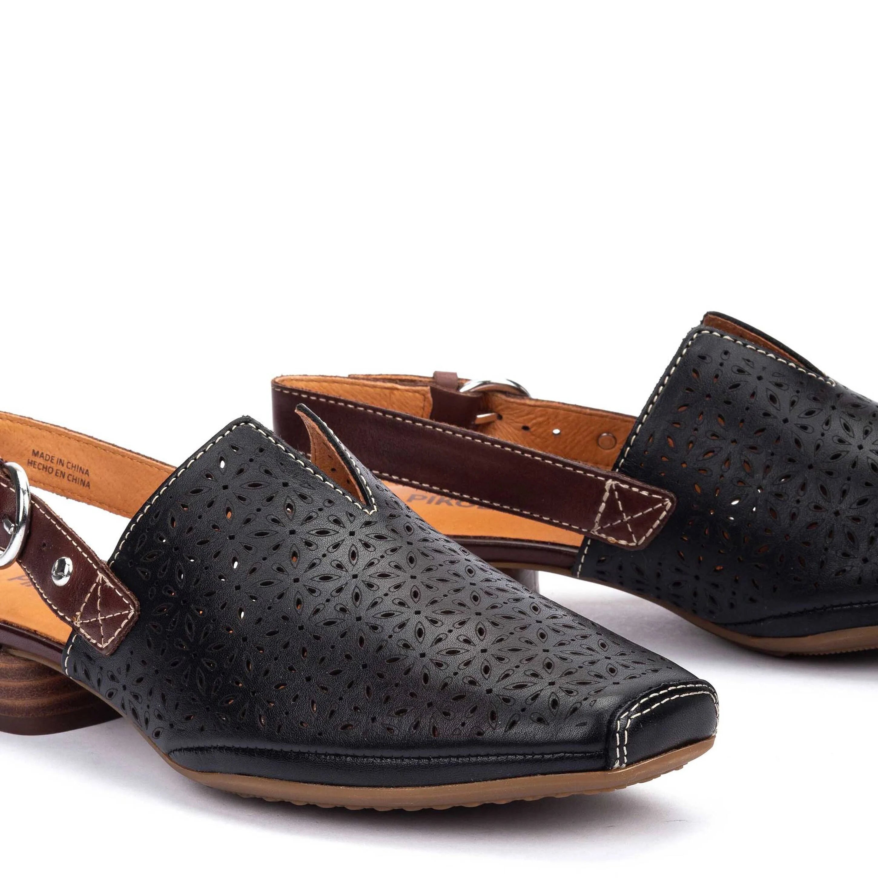 Women's Pikolinos Alameda Heeled Shoes With Buckle  3