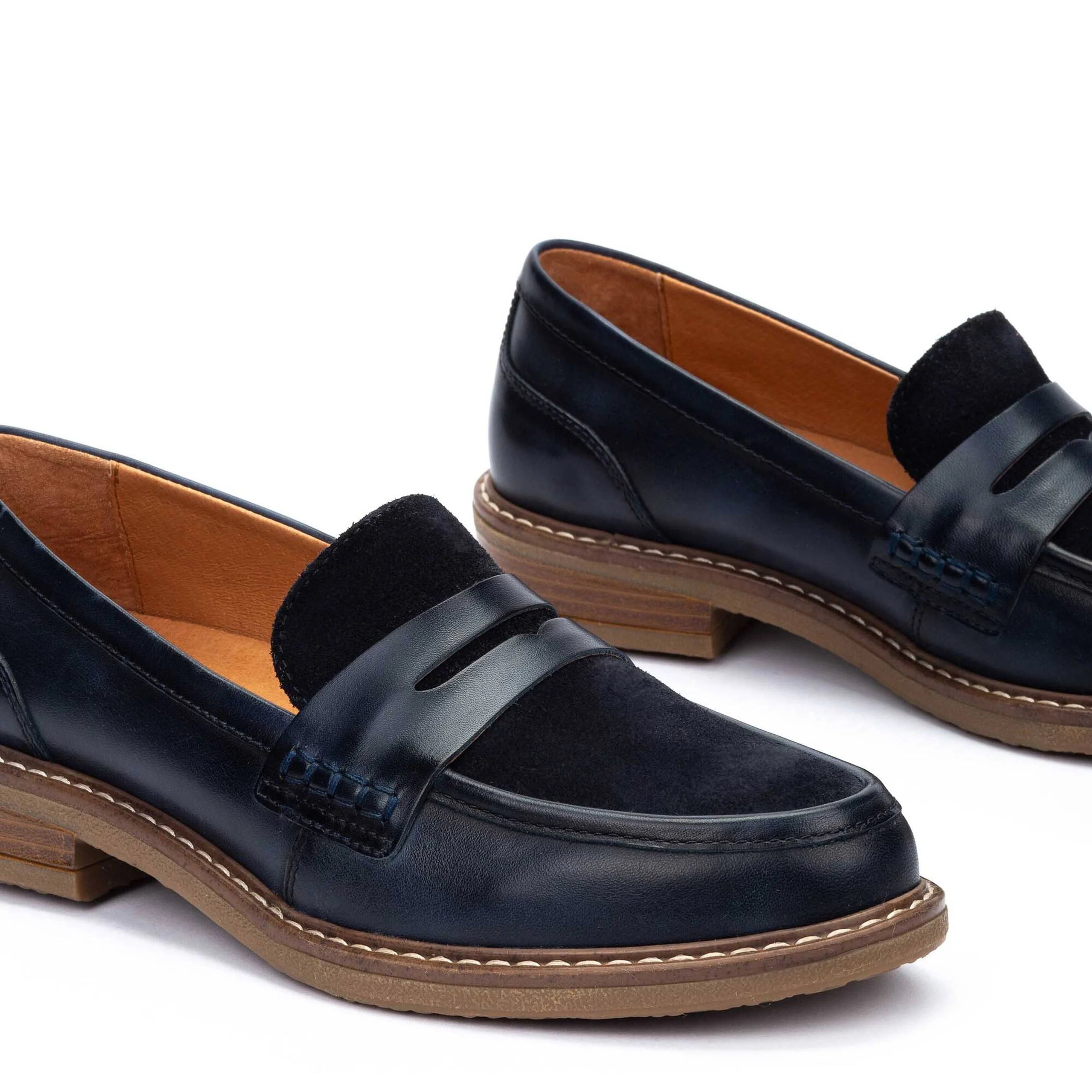 Women's Pikolinos Aldaya Two-tone Penny Loafers  17