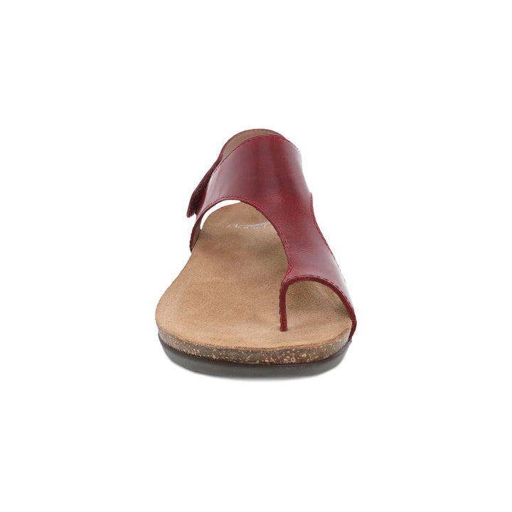 Women's Dansko Reece Color: Cinnabar Waxy Burnished Sandal 6