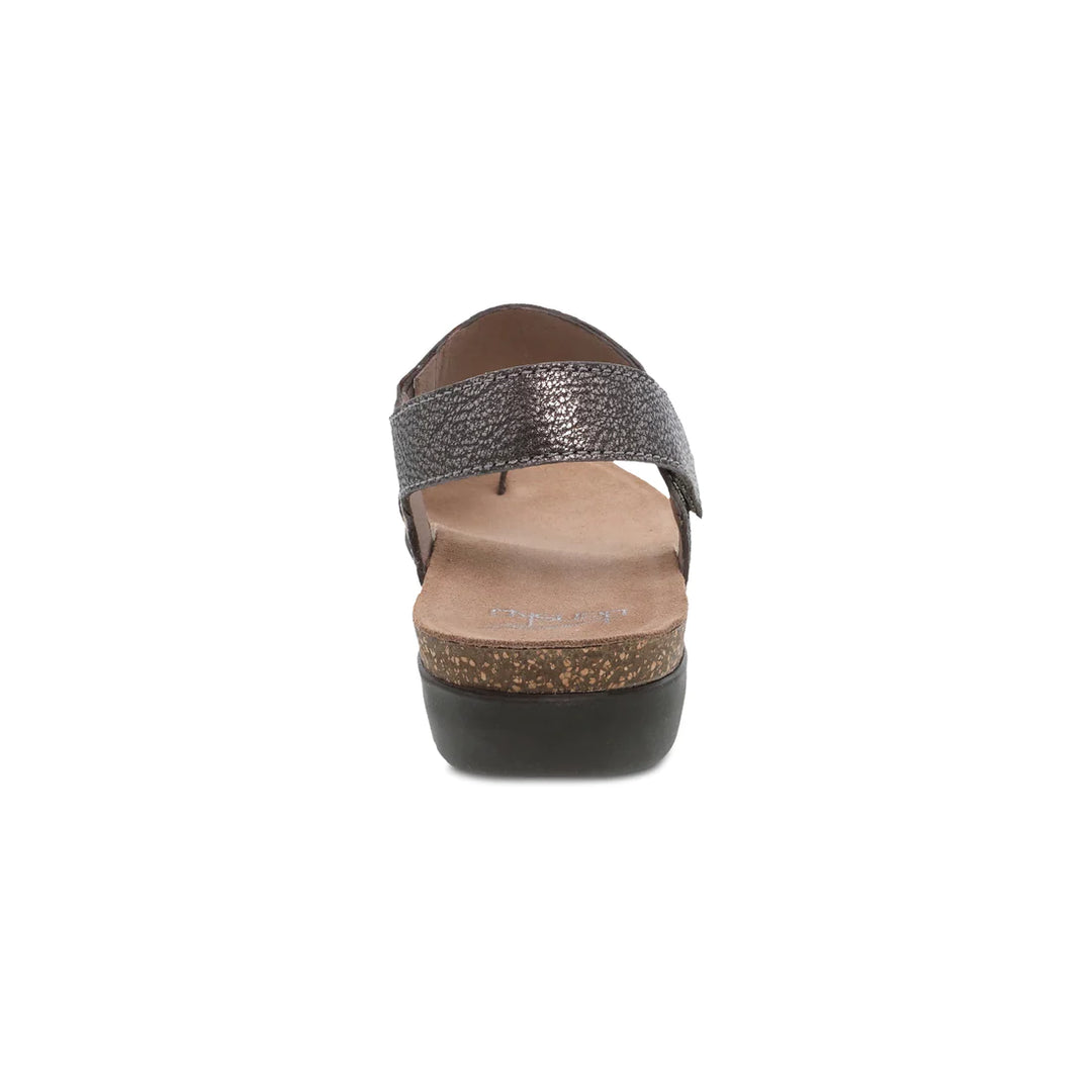 Women's Dansko Reece Color: Pewter Metallic Sandal 5