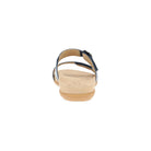 Sandal with a wooden sole on a white background