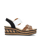 Women's Rieker 68176 Rose Color: Beige Multi 2