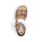 Women's Rieker 68176 Rose Color: Beige Multi 4