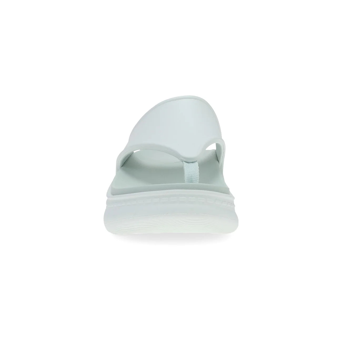 Light blue sandal on a white background