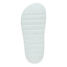 White shoe sole with wavy pattern on a white background
