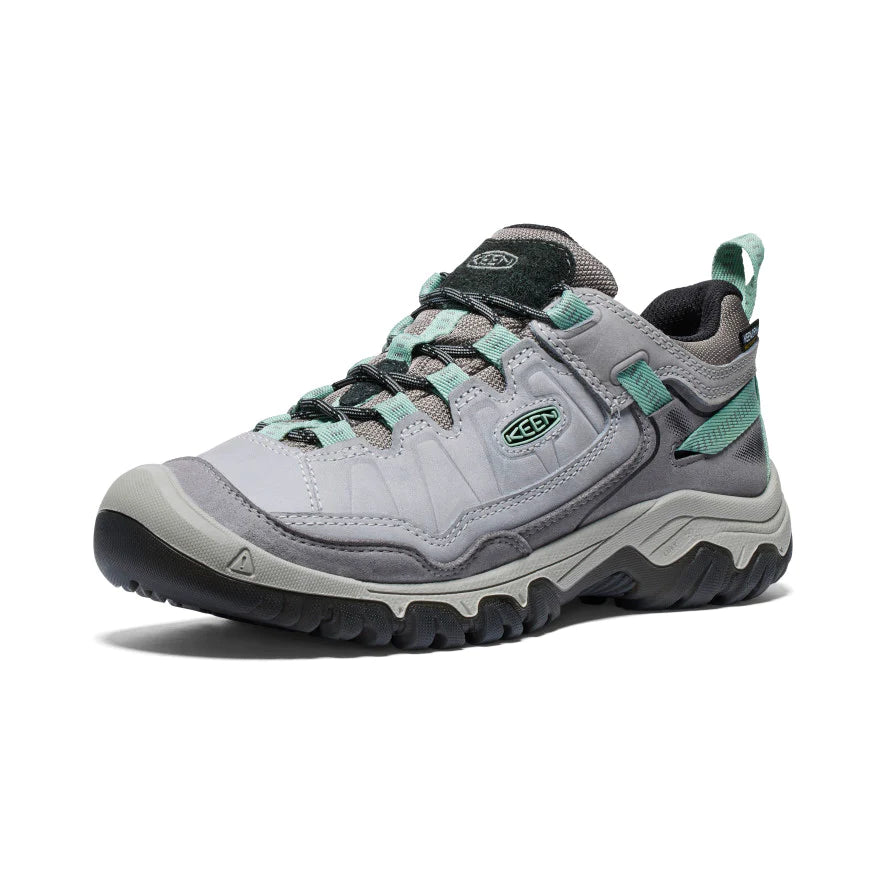 Women's Keen Targhee IV Waterproof Hiking Shoe Color: Alloy/Granite Green 6