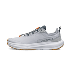Gray running shoe with 'Altra' branding on a transparent background