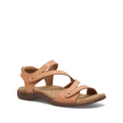 Tan sandal on a white background