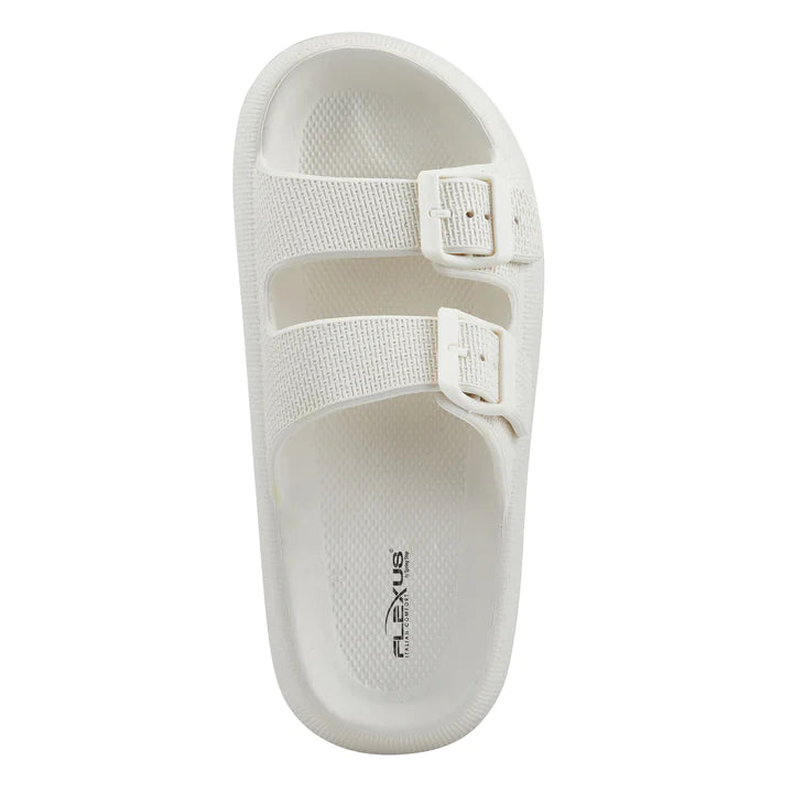 Women's Spring Step Flexus Bubbles Waterproof Sandals Color: White 6