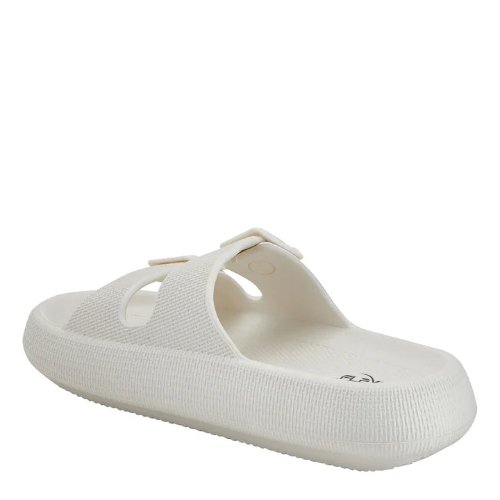 Women's Spring Step Flexus Bubbles Waterproof Sandals Color: White 3