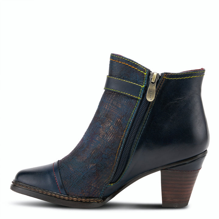 Women's Spring Step L'Artiste Captivate Booties Color: Navy Multi