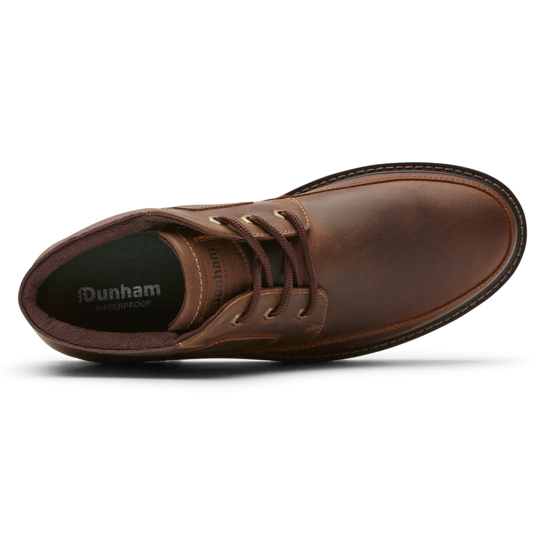 Men's Dunham Byrne Chukka Boot-Waterproof Color: Brown 