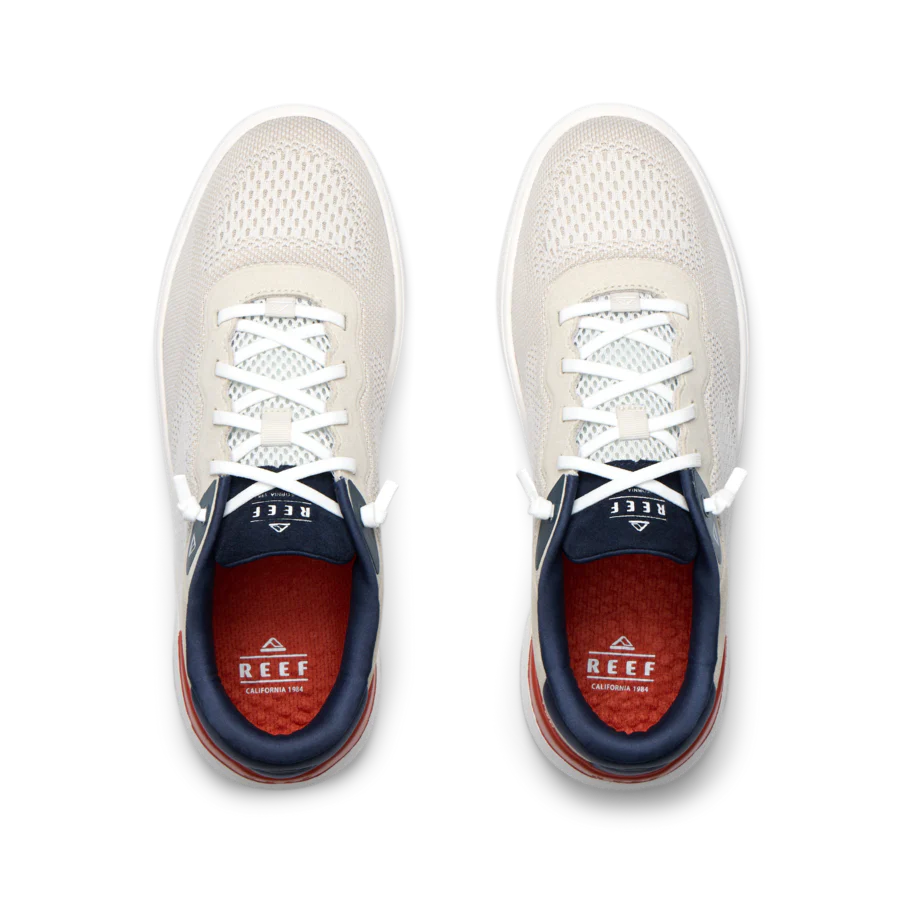 Pair of Reef shoes on a white background