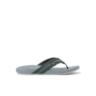 Gray flip-flop sandal on a white background