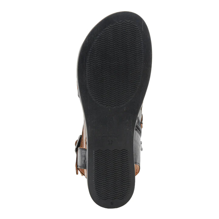 Women's Spring Step Covington Sandals Color: Black  4
