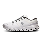 White running shoe with a visible brand logo on a white background