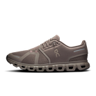 Gray running shoe on a white background