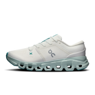 Gray athletic shoe on a white background