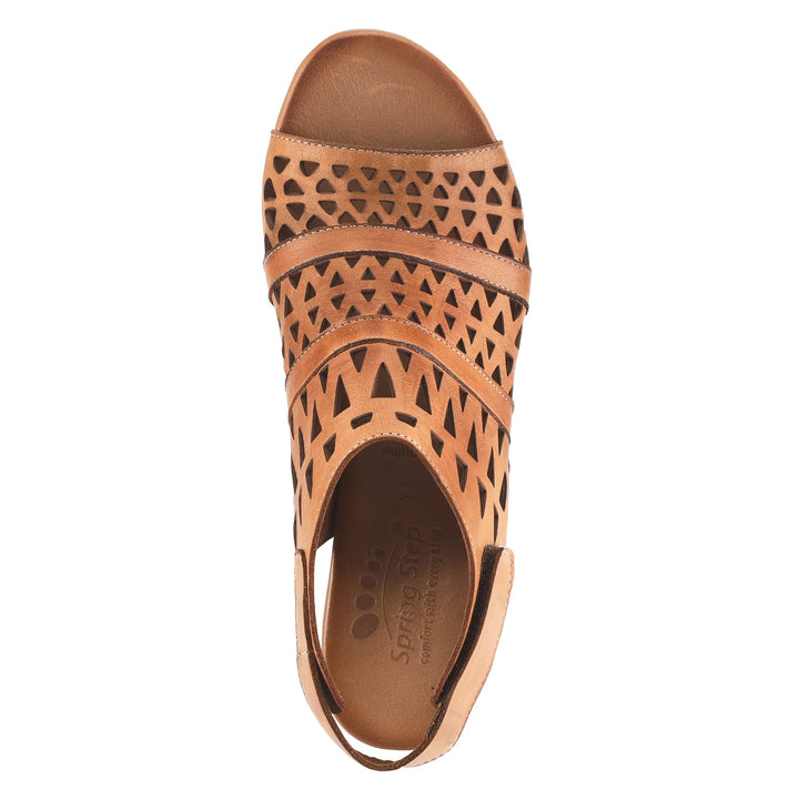Women's Spring Step Dorotha Sandals Color: Brown 6