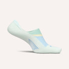 Light blue ankle sock on a white background