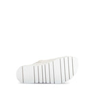 White sneaker sole on a white background