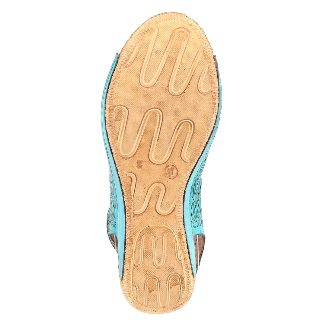 Women's Spring Step Inocencia Sandal Color: Turquoise 4