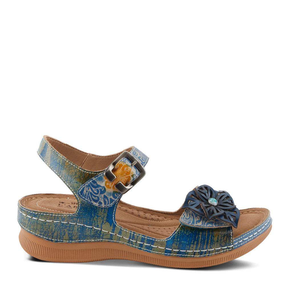 Women's Spring Step L'Ariste Jenella Sandals Color: Blue Multi 2