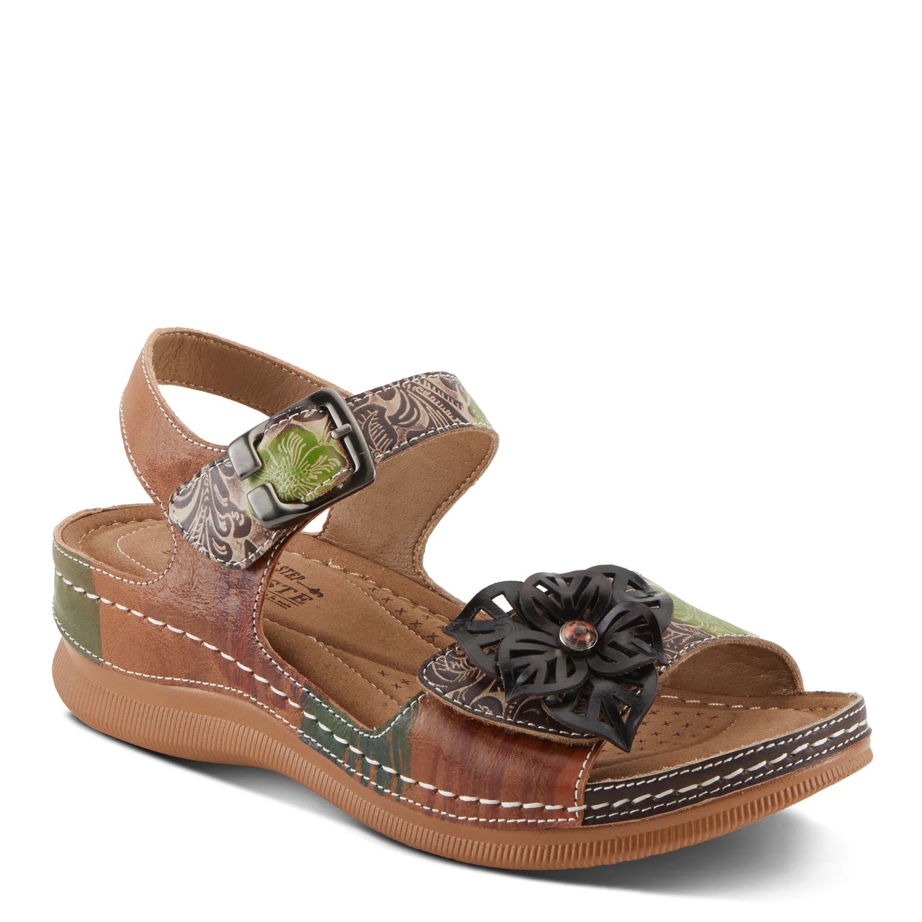Women s Spring Step L Ariste Jenella Sandals Brown s Shoe Fit Co. Dubuque