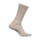 Beige sock on a white background