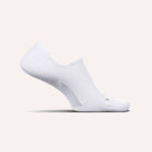 White ankle sock on a light gray background