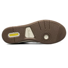 Brown shoe sole with ComfortTek label on a white background