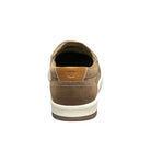 Brown casual shoe on a white background