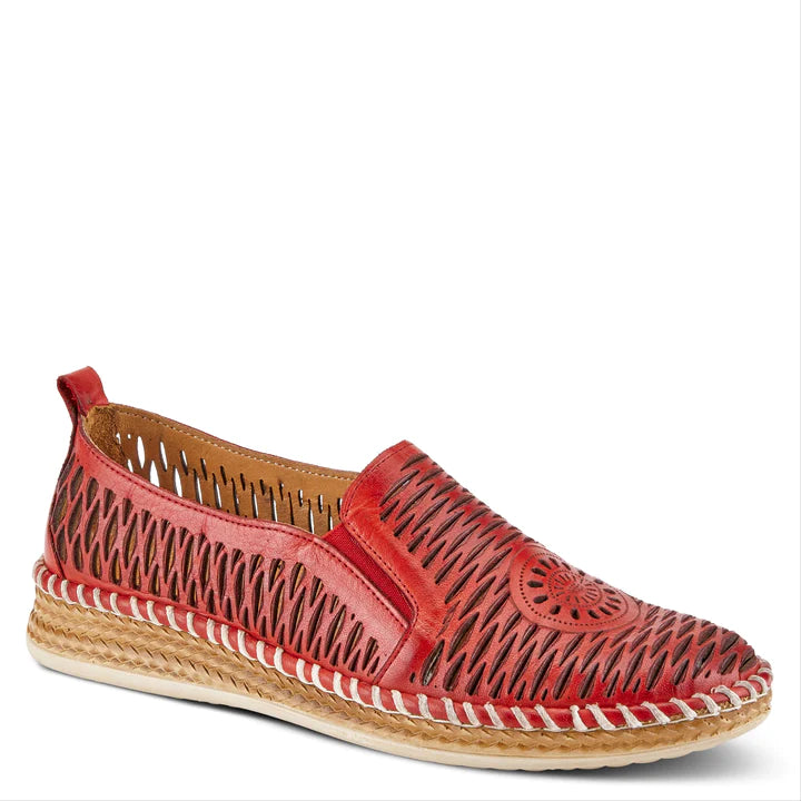 Women's Spring Step Newday Shoe Color: Red 1