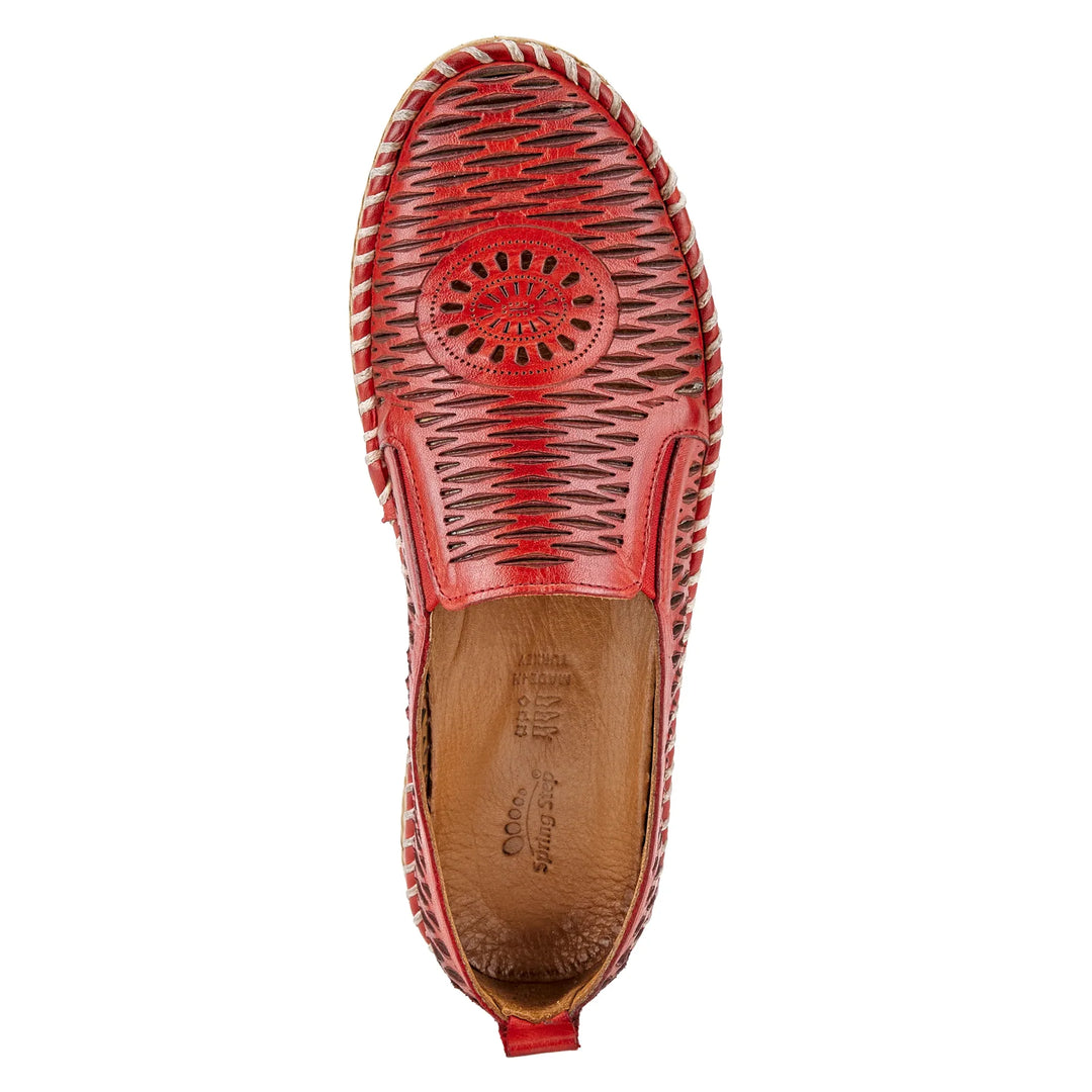 Women's Spring Step Newday Shoe Color: Red 6
