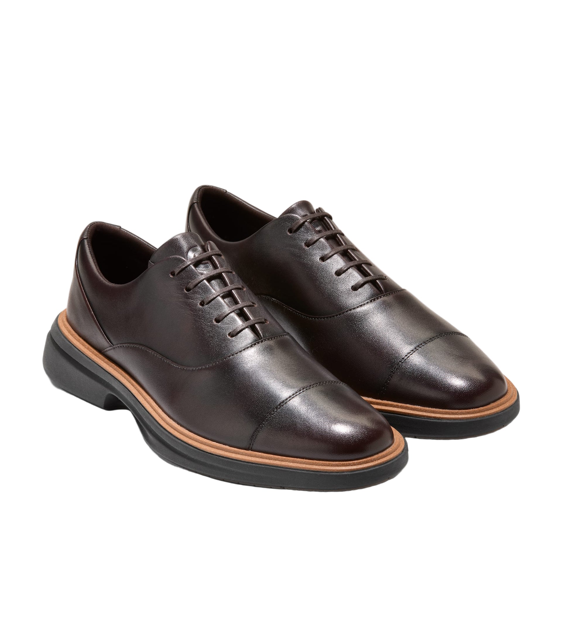 Cole Haan - Mens Og Cityspectre Cap Oxford Shoes - 9.5 W US / Chocolate Raisin Brush Off Cole Haan - Mens Og Cityspectre Cap Oxford Shoes - 9.5 W US / Chocolate Raisin Brush Off
