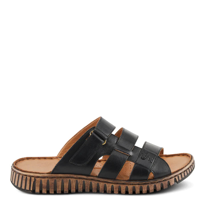 Women's Spring Step Olly Sandals Color: Black  3