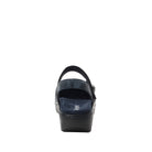 Black sandal on a white background