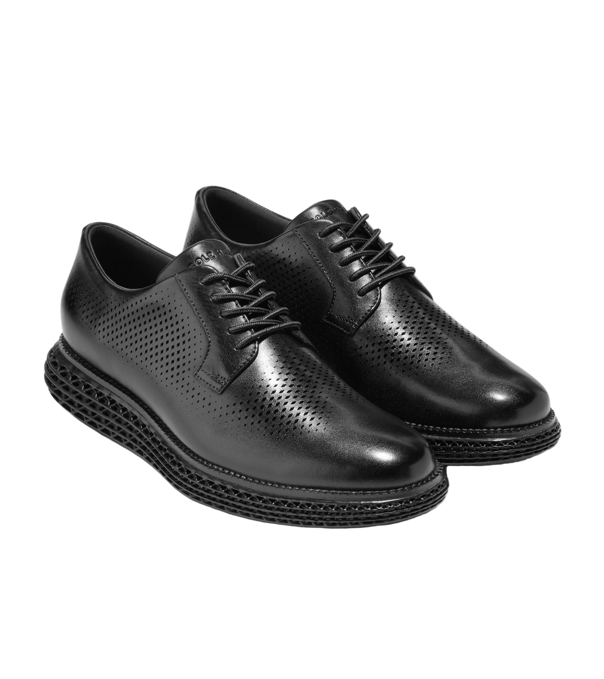 Cole Haan Black Leather Oxfords with Red Interior Accents Amazon.com | Cole Haan Men main image 3