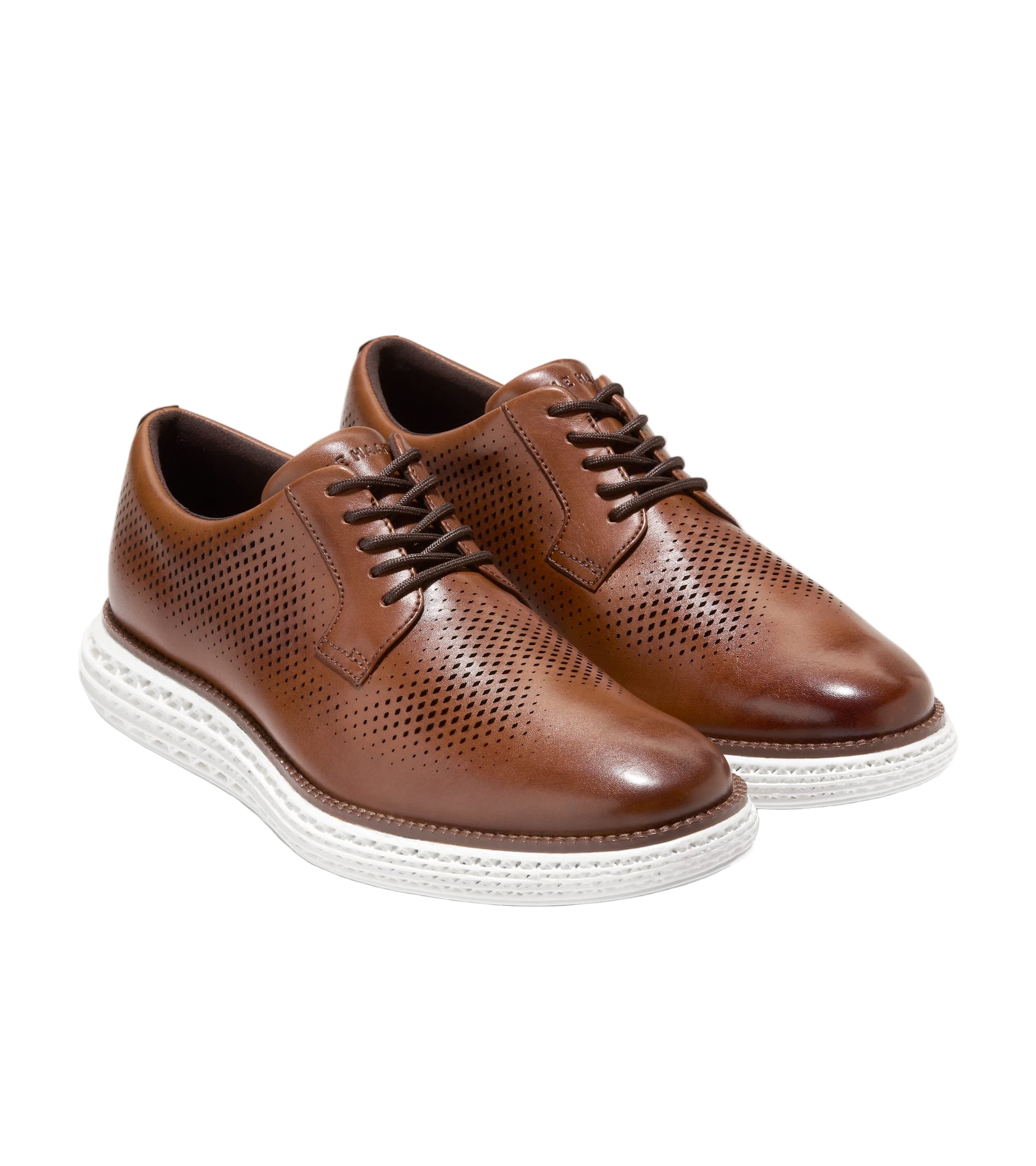 Cole Haan Men's Original Grand 2.0 Oxfords British Tan / White / 10.5 Cole Haan Men's Original Grand 2.0 Oxfords British Tan / White / 10.5
