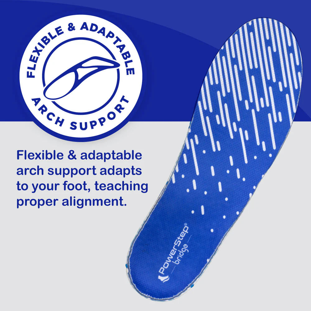 PowerStep Bridge | Adaptable Arch Supporting Insoles With Energize Foam 5