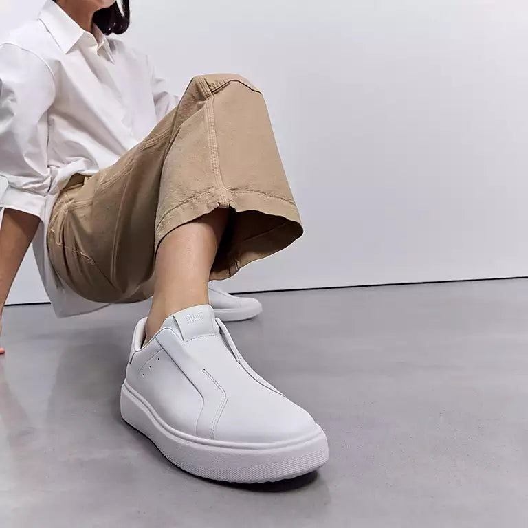 Women's FitFlop RTG Leather Slip-On Sneakers 4