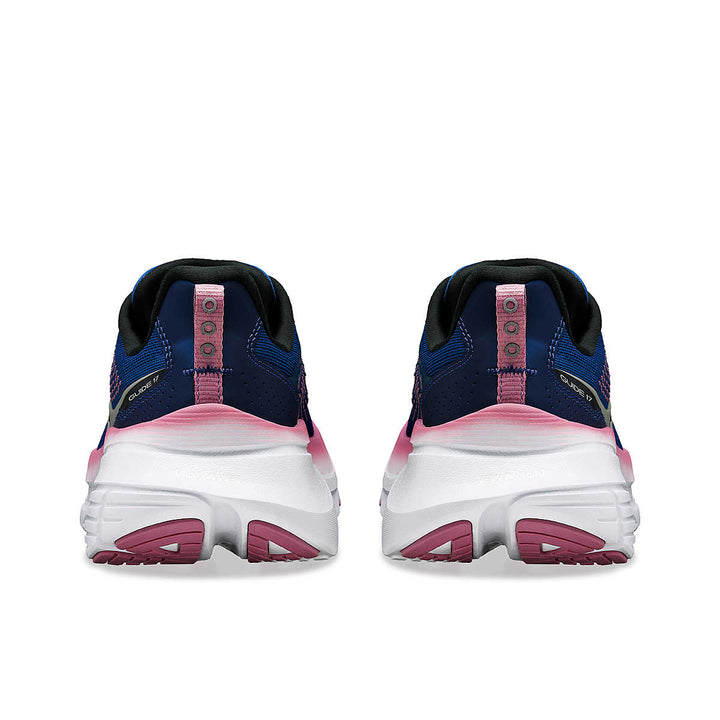 Women's Saucony Guide 17 Color: Navy | Orchid (WIDE WIDTH) 5