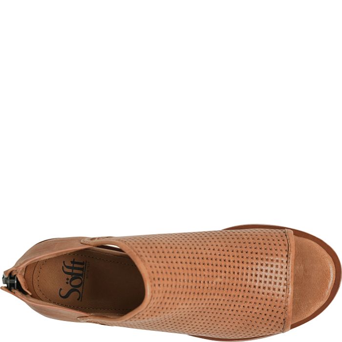 Women's Sofft Carleigh Color: luggage Perforated (Tan) 7