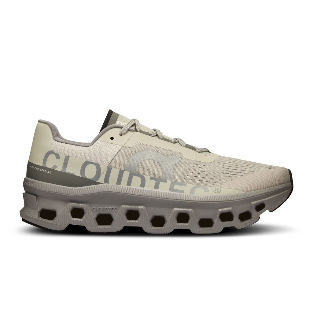 Men's On-Running Cloudmonster Color: Ice | Alloy 2