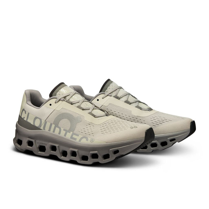 Men's On-Running Cloudmonster Color: Ice | Alloy 1