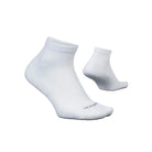 White ankle socks on a light gray background